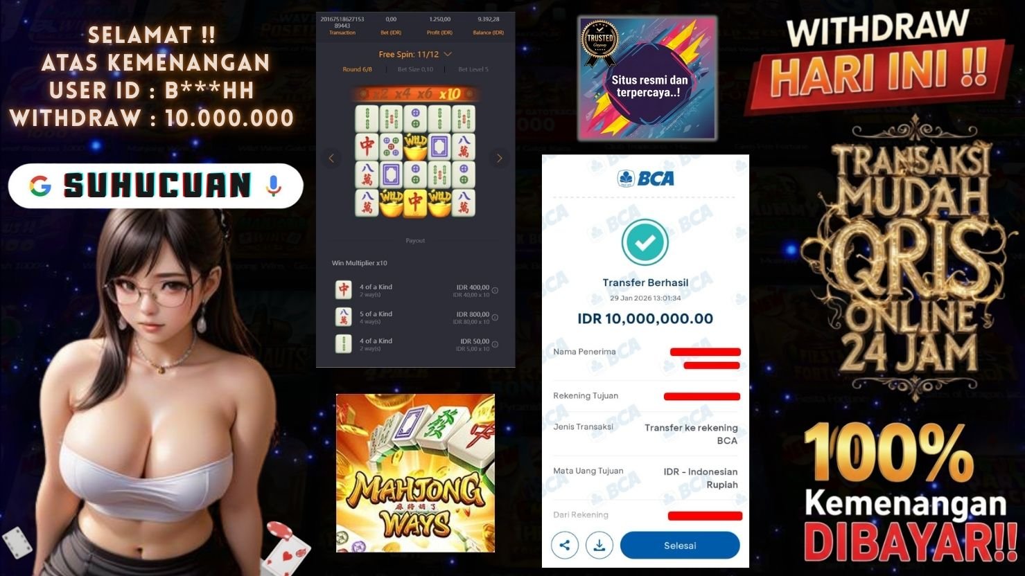 SUHUCUAN JACKPOT SLOT MAHJONG WAYS